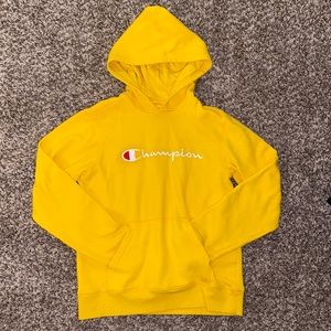 Yellow Kids XL Champion Hoodie